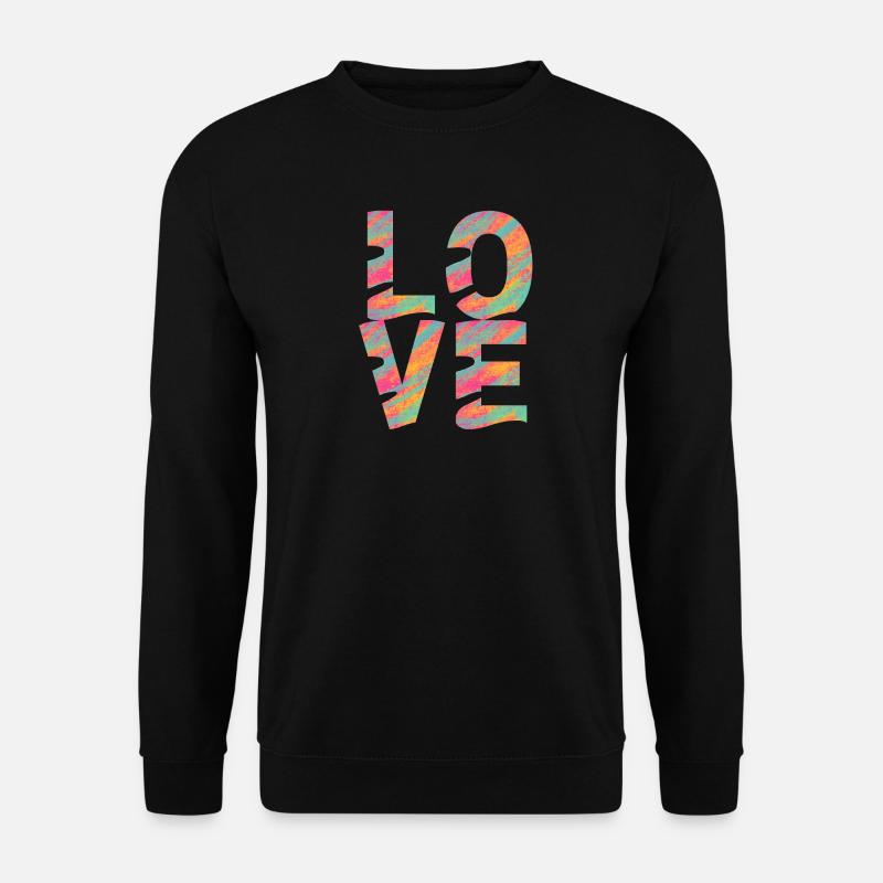 LIEBE - Unisex Pullover - Schwarz