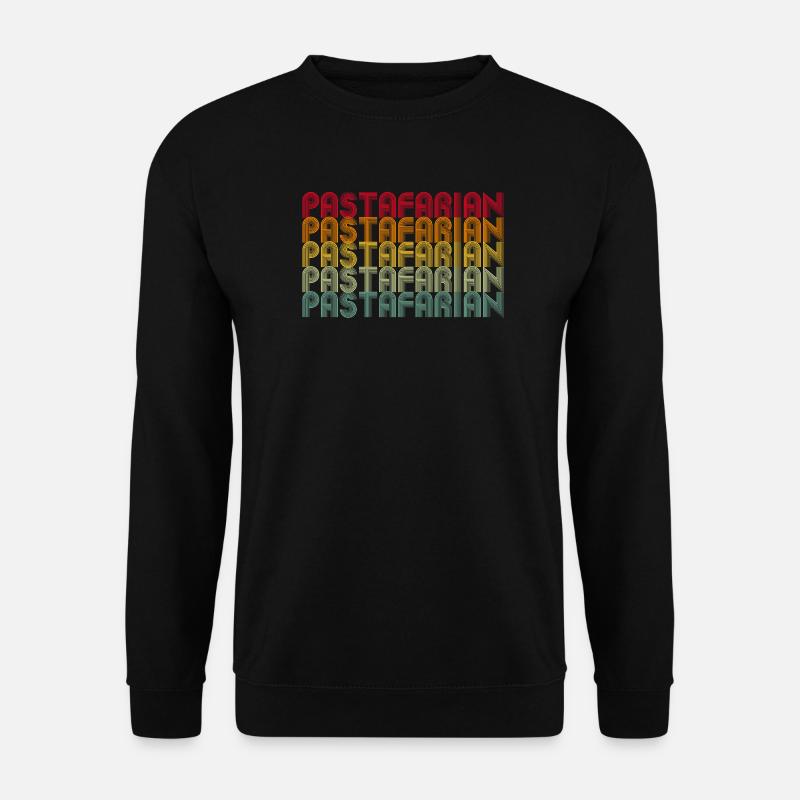 Rainbow Font Stack Pattern - Unisex Sweatshirt - black
