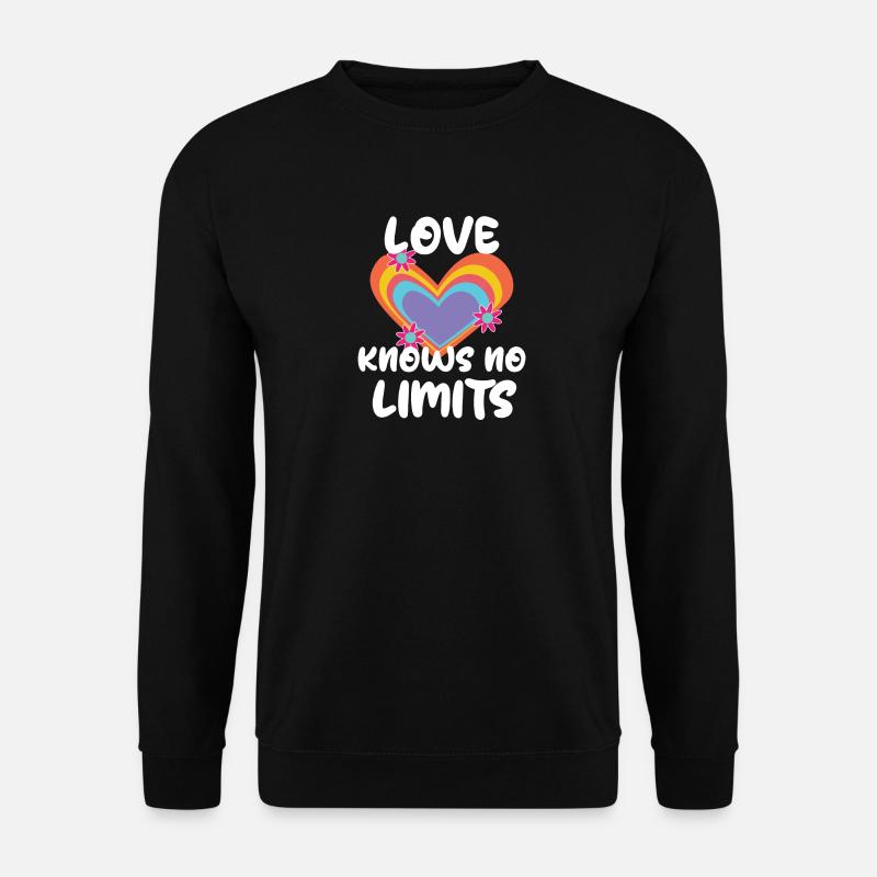 Egalité Amour Coeur Relation Lgbt - Sweat-shirt Unisexe - noir