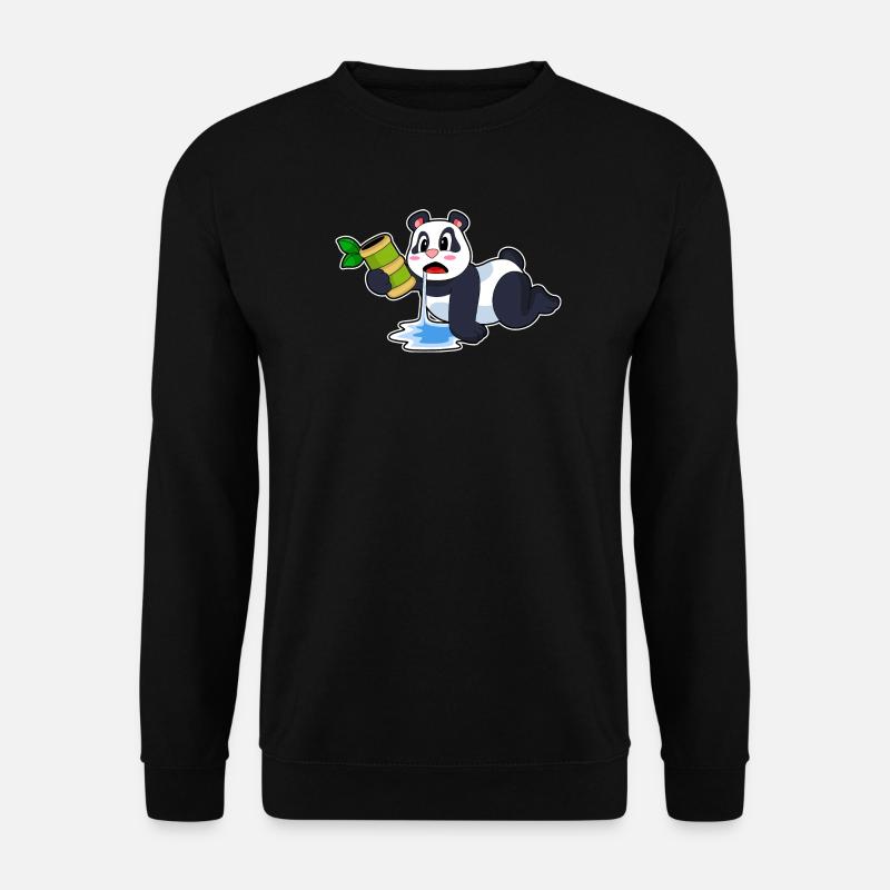 Panda Bamboo - Unisex Sweatshirt - black