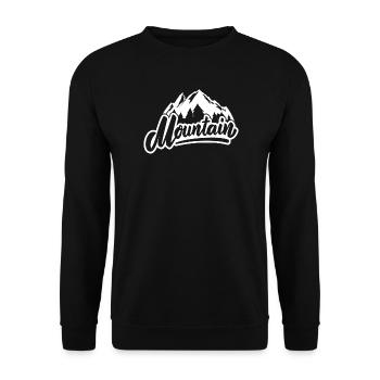skiing, skiing, skiing - Unisex Sweatshirt - black - Front - Alina (178cm) & Michal (187cm)