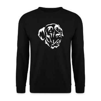Tosa Head « Black Edition » - Sweat-shirt Unisexe - noir - Devant - Alina (178cm) & Michal (187cm)