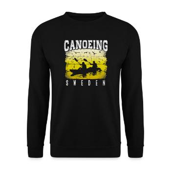 Canoë-kayak Suède - Canoë - Rafting Kayak Canoë - Sweat-shirt Unisexe - noir - Devant - Alina (178cm) & Michal (187cm)