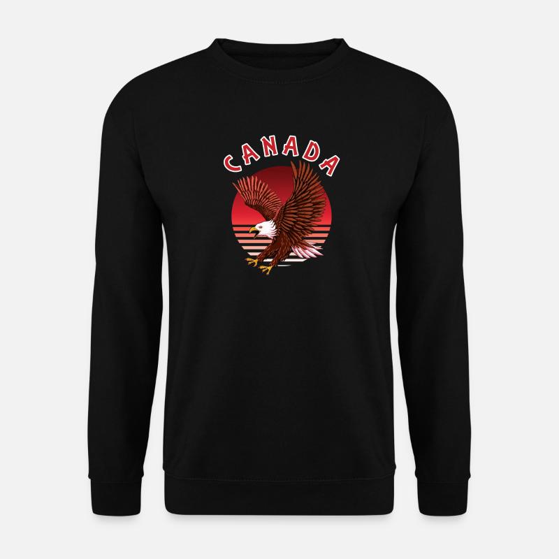 Canada Eagle - Unisex Sweatshirt - black