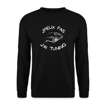 tuning, fan de tuning, fan de mécanique - Sweat-shirt Unisexe - noir - Devant - Alina (178cm) & Michal (187cm)
