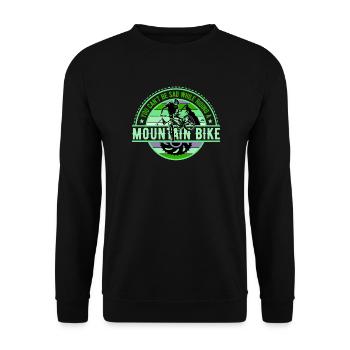 Unbenanntes Projekt 51 - Unisex Sweatshirt - black - Front - Alina (178cm) & Michal (187cm)