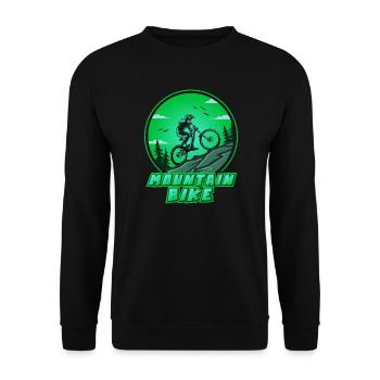 Unbenanntes Projekt 56 - Unisex Sweatshirt - black - Front - Alina (178cm) & Michal (187cm)