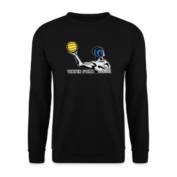 Wasserball Water Polo - Unisex Sweatshirt - black - Front - Alina (178cm) & Michal (187cm)