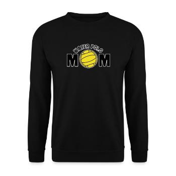 Wasserball Mutter Mama Mom - Unisex Pullover - Schwarz - Vorne - Alina (178cm) & Michal (187cm)