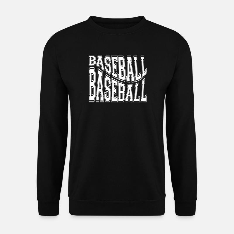Baseball, Baseballsport, Baseball-Fan - Unisex Pullover - Schwarz