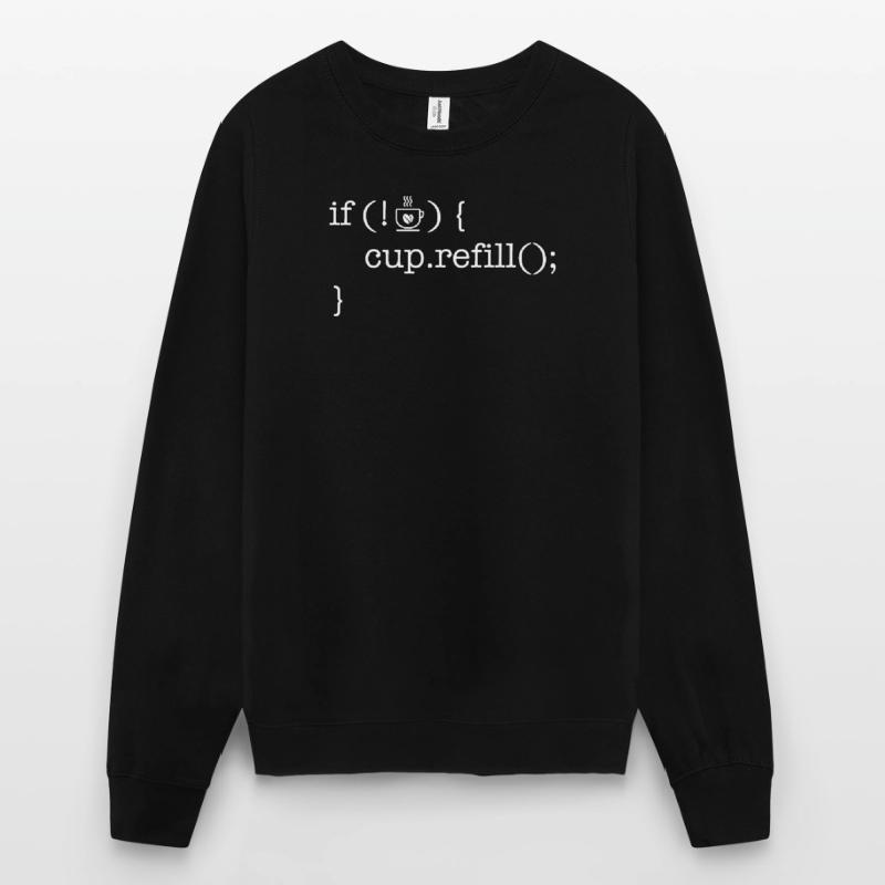 Coffee code lover software developer programmer Unisex Sweatshirt