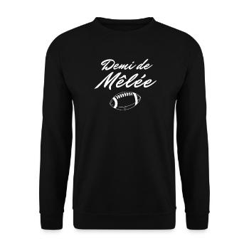 rugby, rugby sport, rugby humour - Sweat-shirt Unisexe - noir - Devant - Alina (178cm) & Michal (187cm)