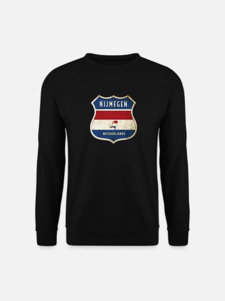 Nijmegen Niederlande Wappen Design - Unisex Pullover - Schwarz