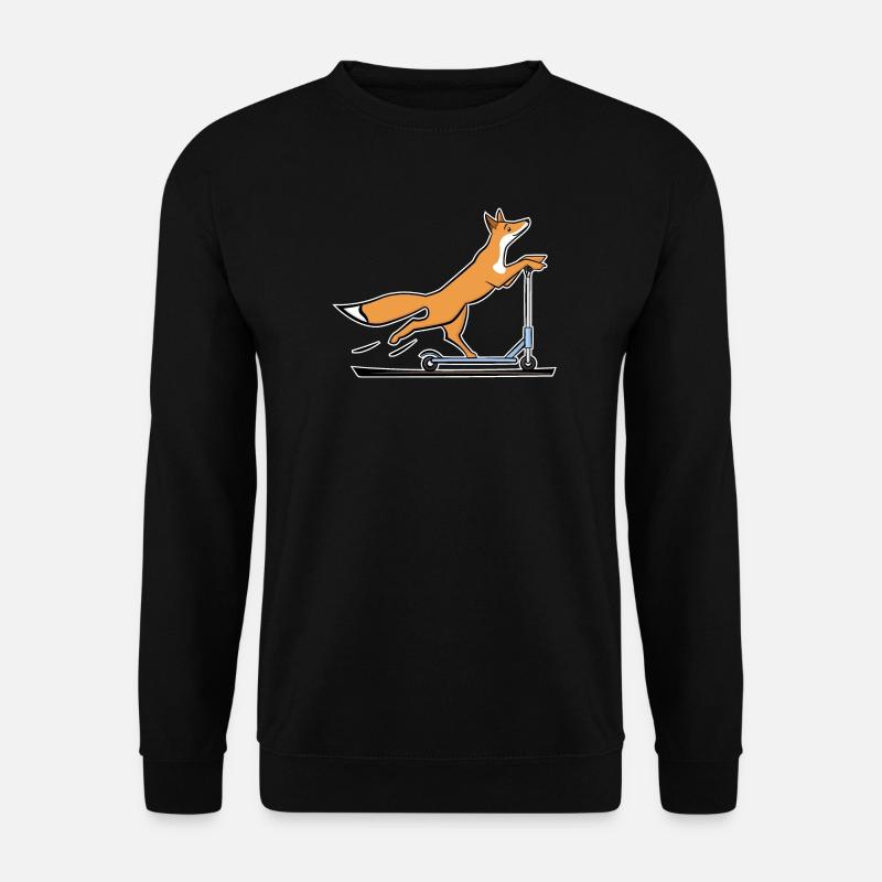 Fuchs - Unisex Pullover - Schwarz