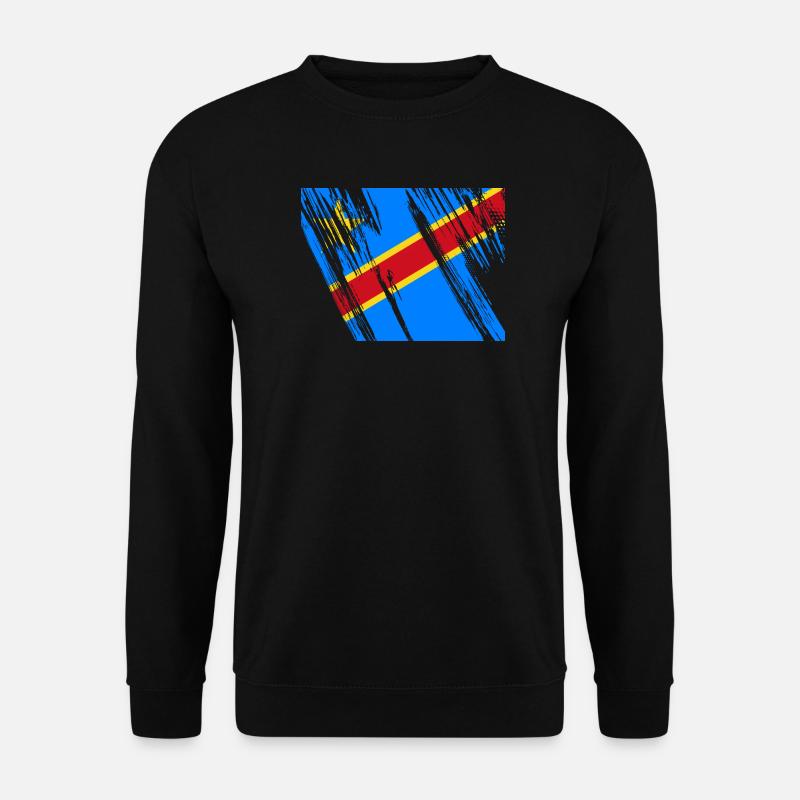 Drapeau du Congo - Sweat-shirt Unisexe - noir