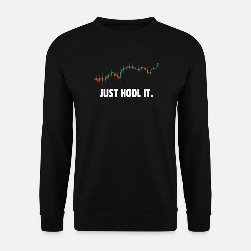 Halten Sie es einfach bitcoin - Unisex Pullover - Schwarz