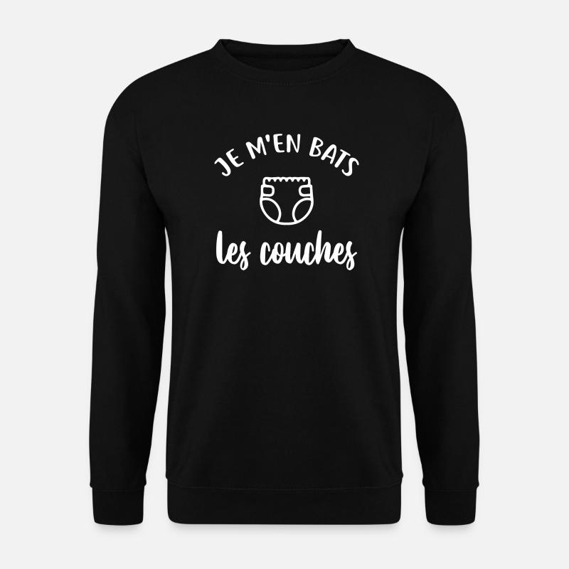Ich schlage die Schichten - Unisex Pullover - Schwarz