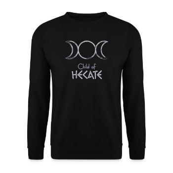 Child of Hecate – Percy Jackson inspired design - Unisex Sweatshirt - black - Front - Alina (178cm) & Michal (187cm)