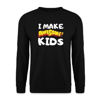 I make great kids comics - Unisex Sweatshirt - black - Front - Alina (178cm) & Michal (187cm)