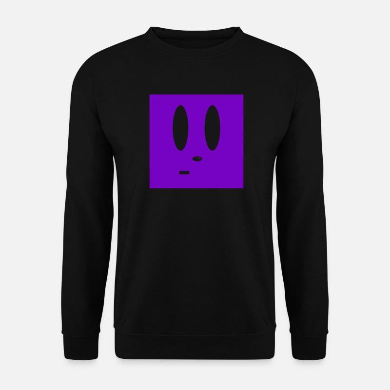 Suboptimal situation facial expression - Unisex Sweatshirt - black