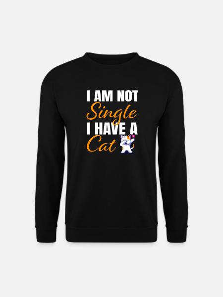 Pas Libre, J'ai un Chat - Sweat-shirt Unisexe - noir