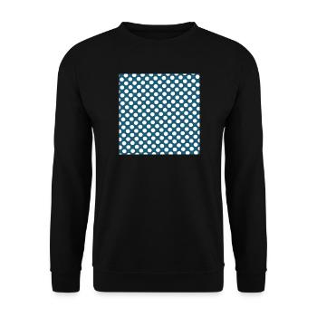 Blue Background Texture Template Personalize - Unisex Sweatshirt - black - Front - Alina (178cm) & Michal (187cm)