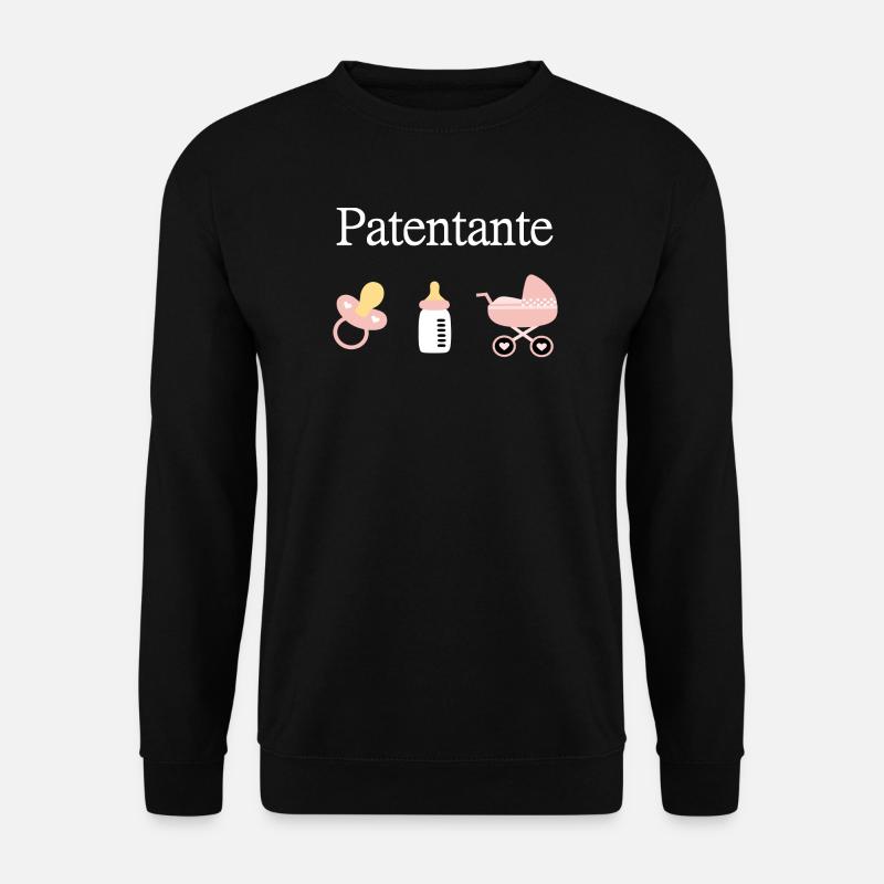 Patentante Geburt Mädchen Taufe - Unisex Pullover - Schwarz
