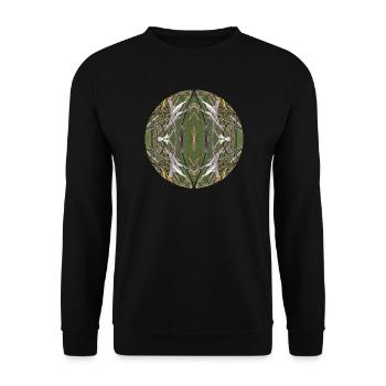 Nature Mandala Automne à Nbg Kornburg - Sweat-shirt Unisexe - noir - Devant - Alina (178cm) & Michal (187cm)