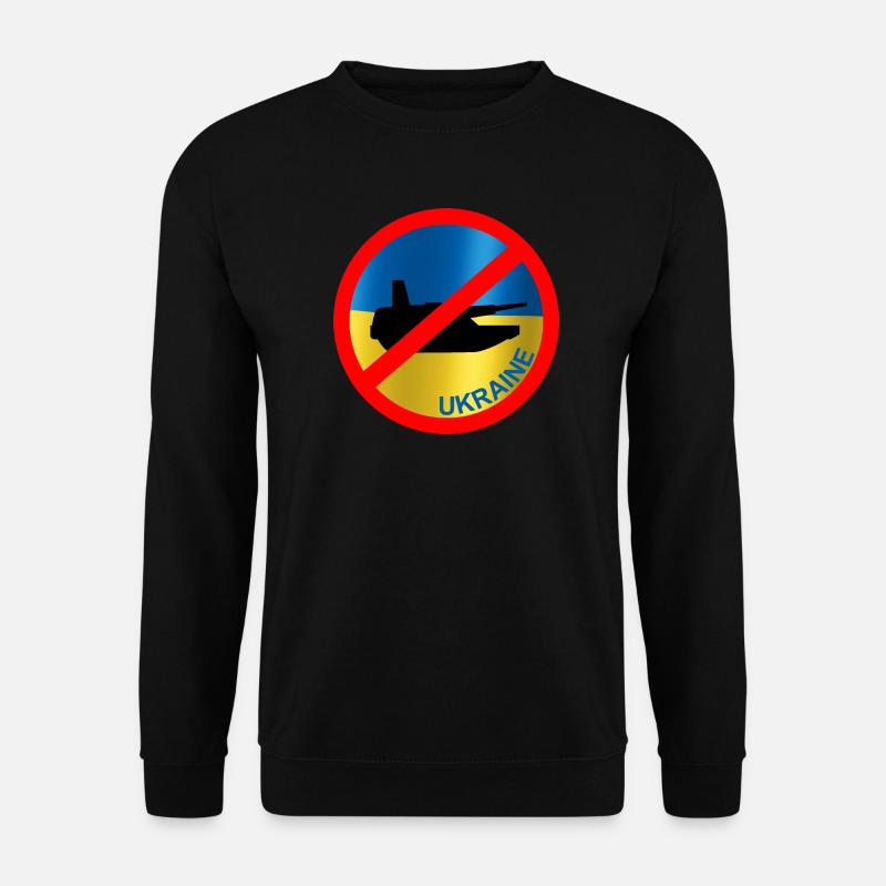 Ukraine Flagge Frieden - Unisex Pullover - Schwarz