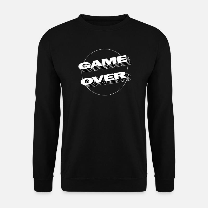 GAME OVER - Unisex Pullover - Schwarz