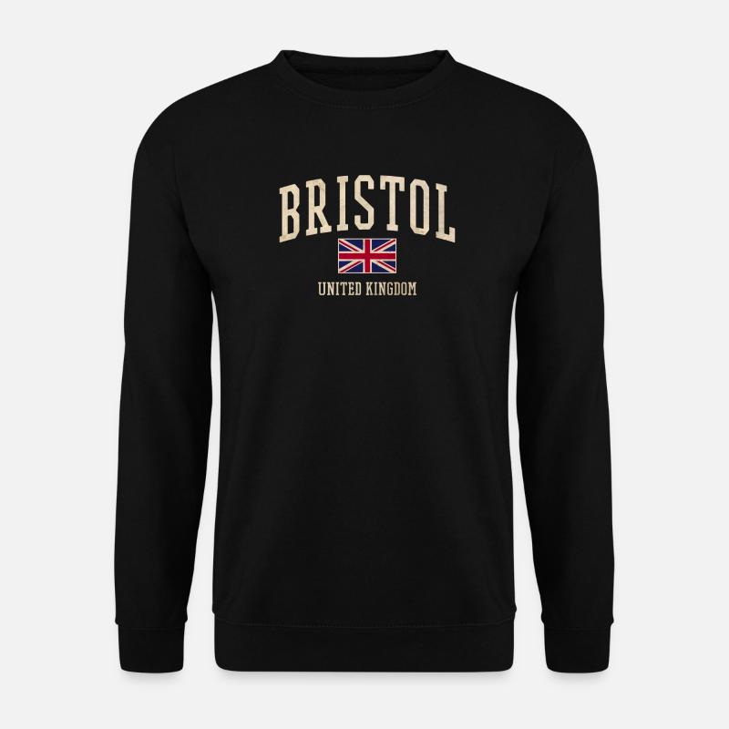 Bristol Uk - Unisex Pullover - Schwarz
