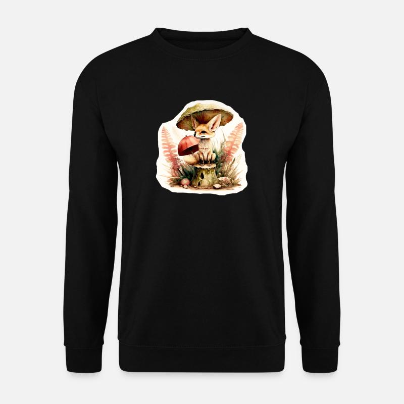 Süßer Wüstenfuchs II - Unisex Pullover - Schwarz