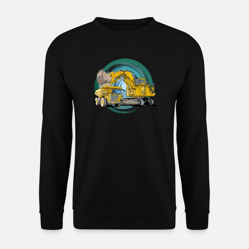 Monster Baumaschinen - Unisex Pullover - Schwarz