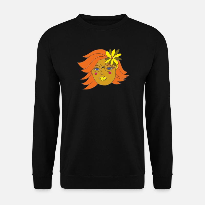 girl in summer - Unisex Pullover - Schwarz