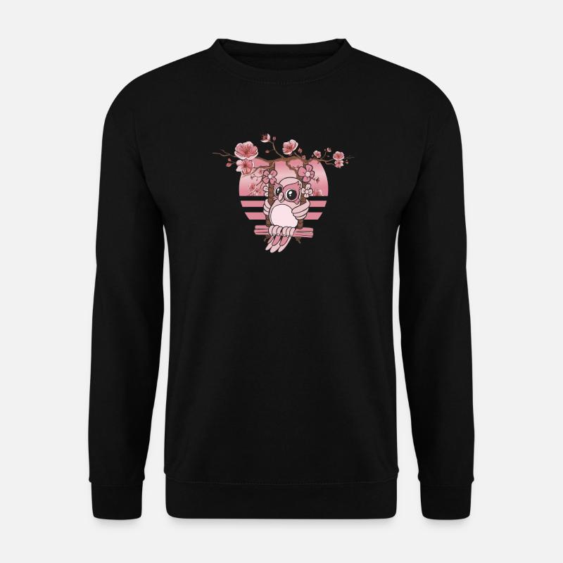 Süße Eule - Unisex Pullover - Schwarz