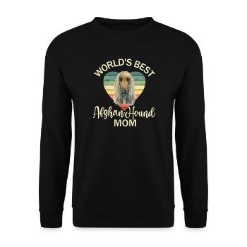 Lévriers afghans Afghans - Sweat-shirt Unisexe - noir - Devant - Alina (178cm) & Michal (187cm)