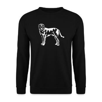 Chesapeake Bay Retriever "Black Edition" - Unisex Sweatshirt - black - Front - Alina (178cm) & Michal (187cm)