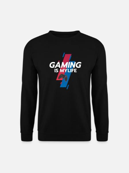 Gaming Is My Life - Unisex Sweatshirt - black