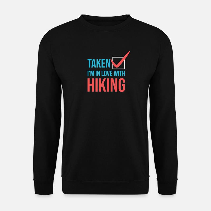 Mountains Statement Hiker Hiking - Unisex Sweatshirt - black