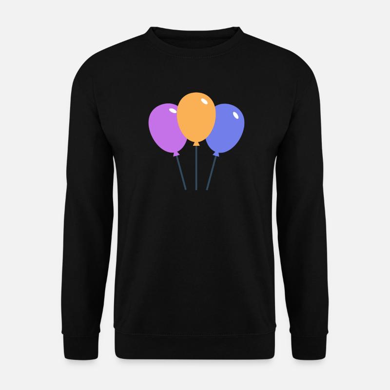 Farbige Luftballons - Unisex Pullover - Schwarz