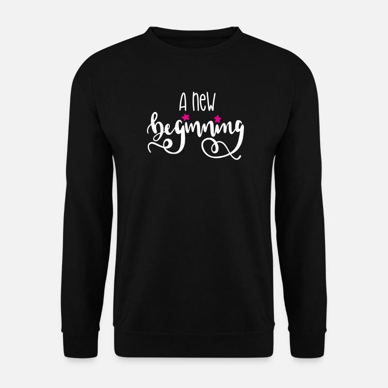 A New Beginning - Unisex Sweatshirt - black