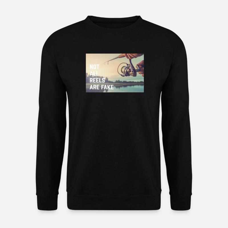 not all reels - Unisex Pullover - Schwarz