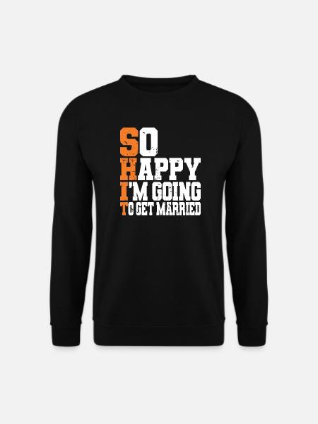 Sjov polterabend Forlovelse Bryllup Gift - Unisex sweater - sort