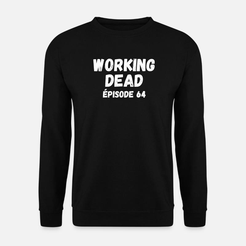 pension reform, demonstration - Unisex Sweatshirt - black