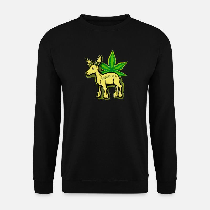 Cannabiche 05 mit Tippfehler - Unisex Pullover - Schwarz