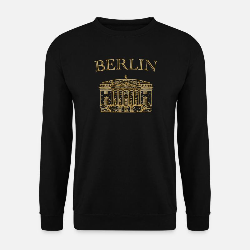 Berlin, Staatsoper Unter den Linden - Unisex Pullover - Schwarz