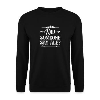 Marché médiéval - Sweat-shirt Unisexe - noir - Devant - Alina (178cm) & Michal (187cm)