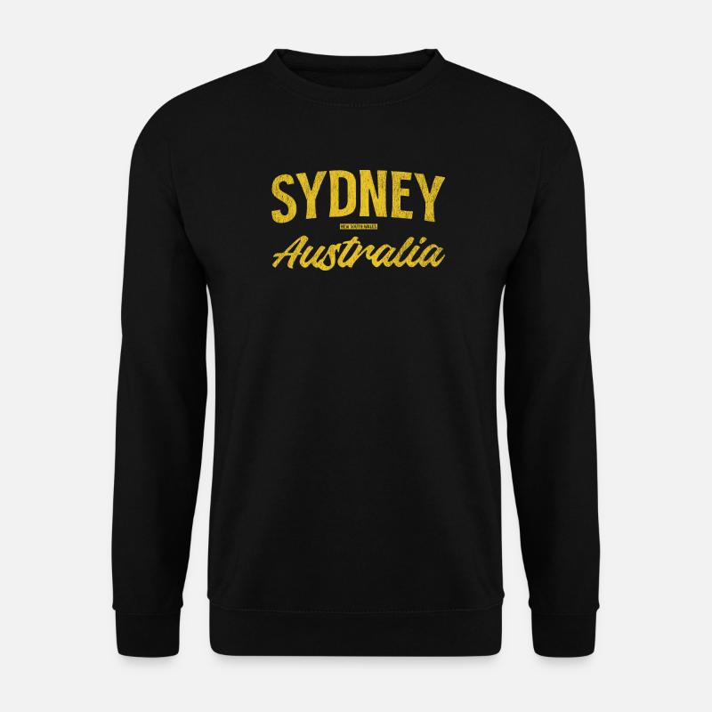 Sydney Australien Schriftzug - Unisex Pullover - Schwarz