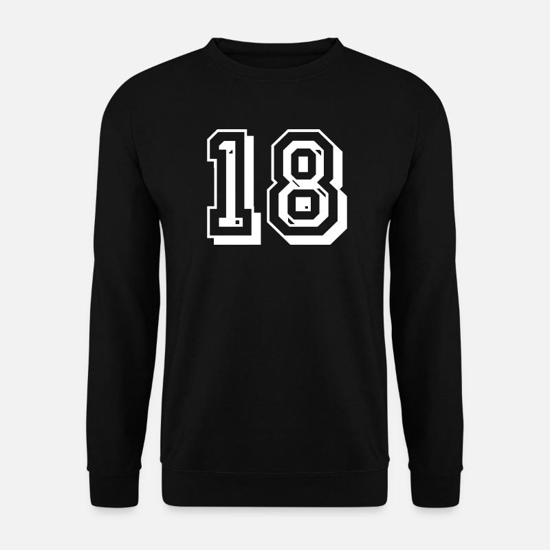 18.Geburtstag volljährig - Unisex Pullover - Schwarz