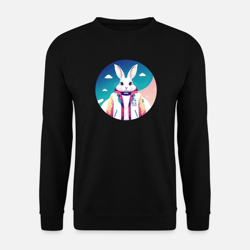 Bunny, Rabbit, Easter Bunny - Unisex Sweatshirt - black